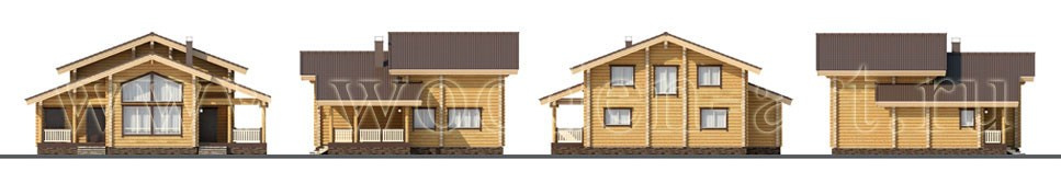 «Антоновка» 200 кв. м. Проекты деревянных домов