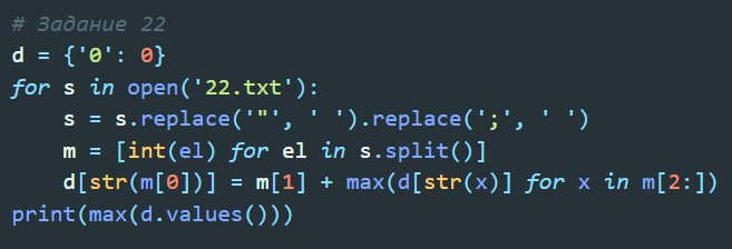 ЕГЭ. Информатика. 22 задание. Зойкин Максим Валерьевич