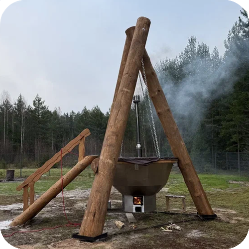 Дом отдыха Happy in Home на 6 человек с баней, чаном