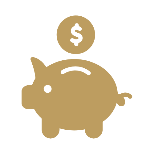 Иконка копилки — взыскание долгов, возврат денег и неустоек