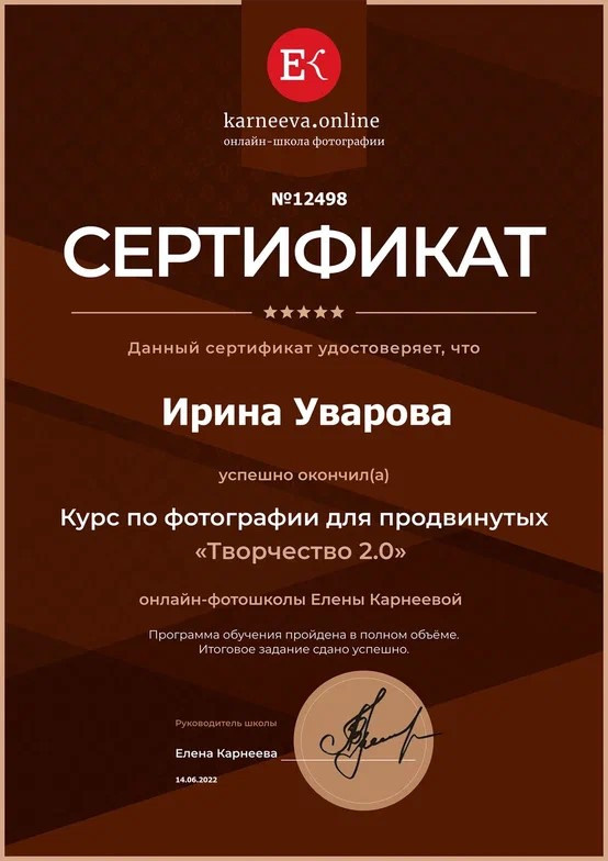 Дипломы и сертификаты. Детская и семейная фотосессия