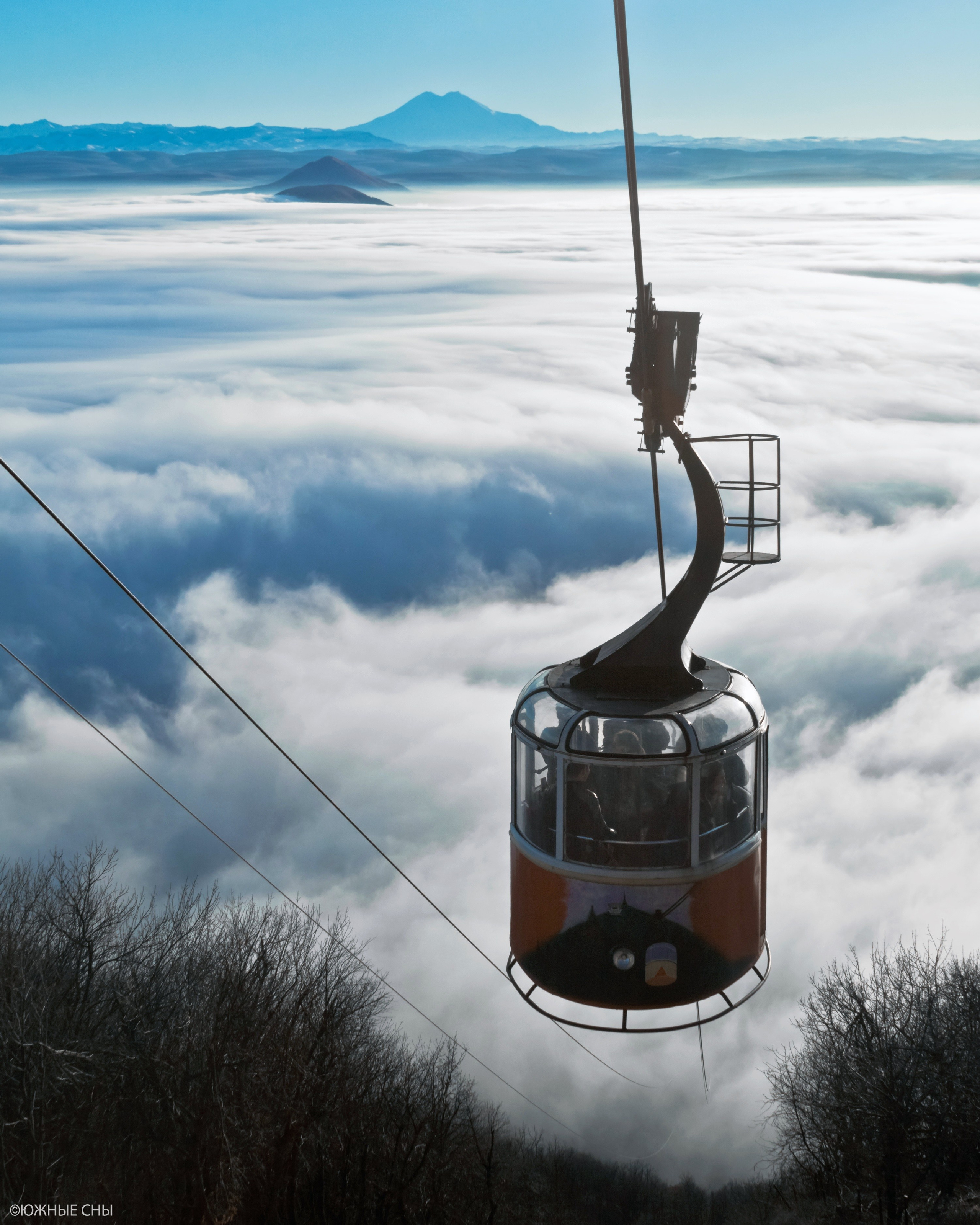 Фото канатной дороги в Пятигорске на горе Машук