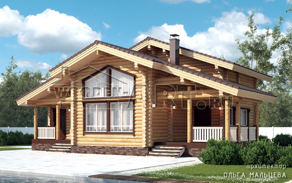 «Антоновка» 200 кв. м. Проекты деревянных домов