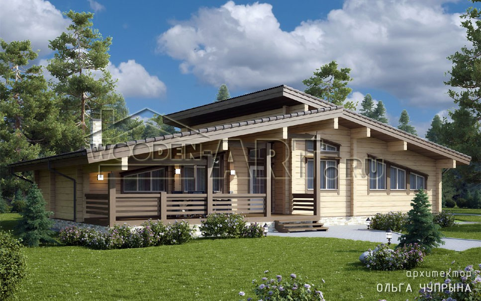 «Руза» 177 кв. м. Проекты деревянных домов