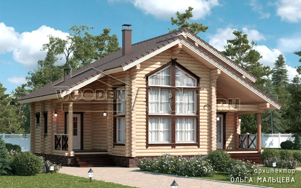 «Солнечный город» 154 кв. м. Проекты деревянных домов