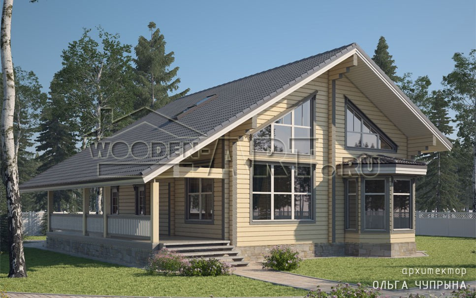 «Истра» 255 кв. м. Проекты деревянных домов