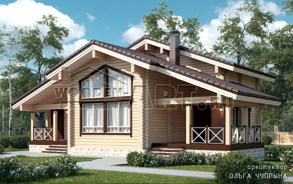 «Софрино» 183 кв. м. Проекты деревянных домов