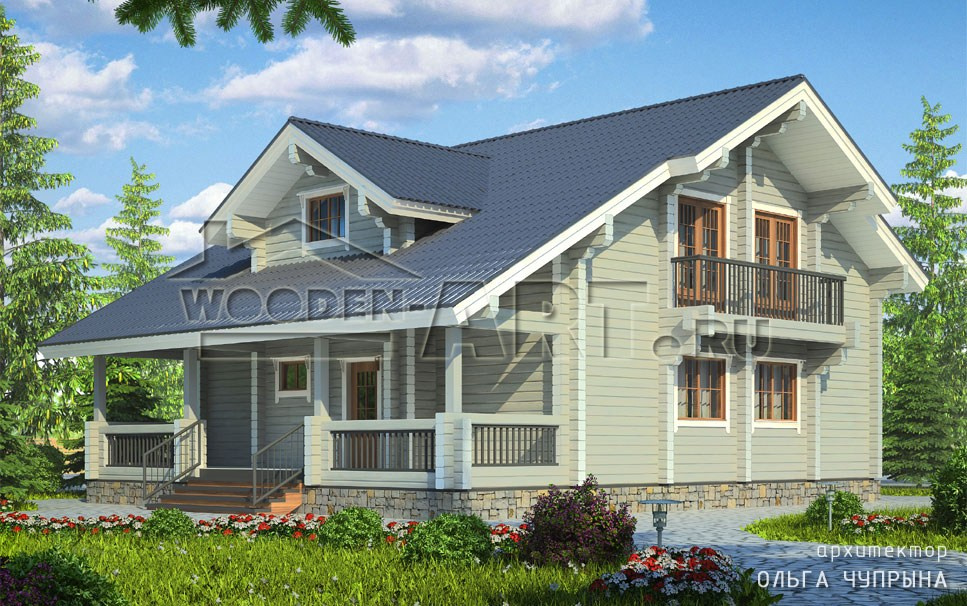 «Покрова» 249 кв. м. Проекты деревянных домов