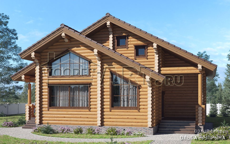 «Малые вяземы» 206 кв. м. Проекты деревянных домов