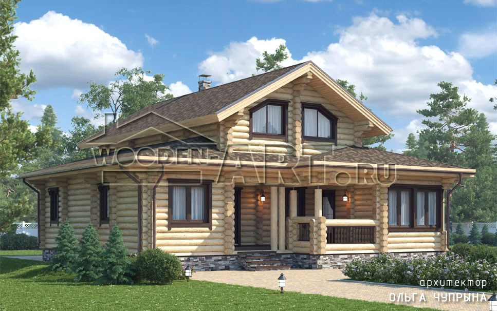 «Журавлево» 182 кв. м. Проекты деревянных домов