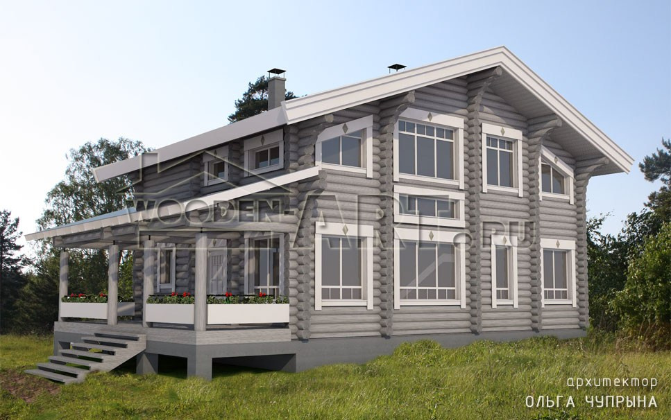 «Романовка» 223 кв. м. Проекты деревянных домов