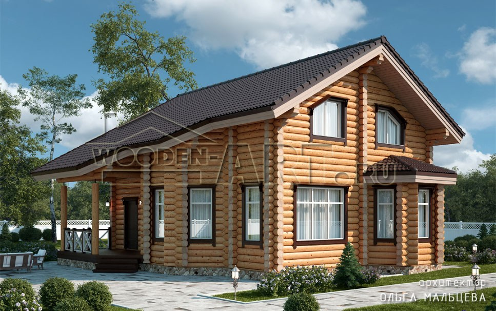 «Сергеевка» 185 кв. м. Проекты деревянных домов