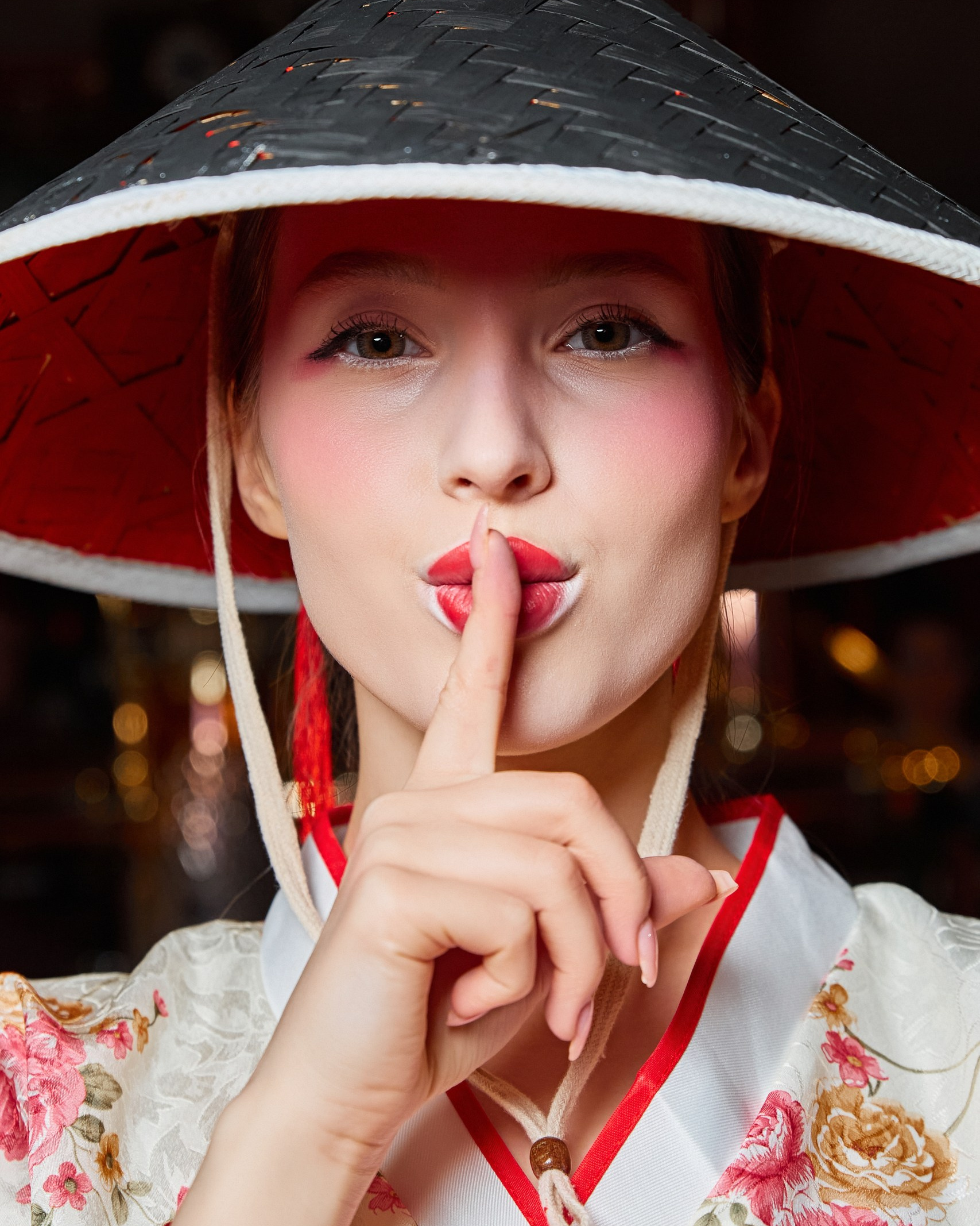 девушка в кимано