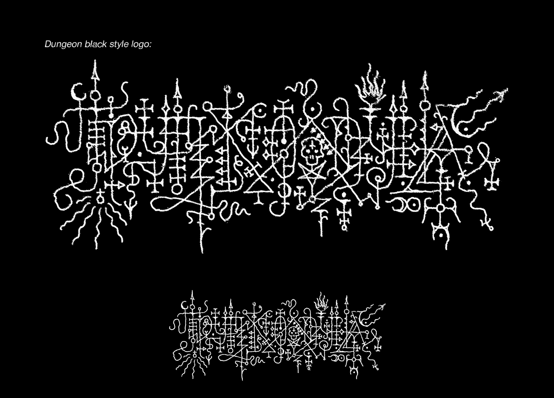 Труп Колдуна | metal logo design & creation. GNOIZM | Metal Logos & Dark Lettering