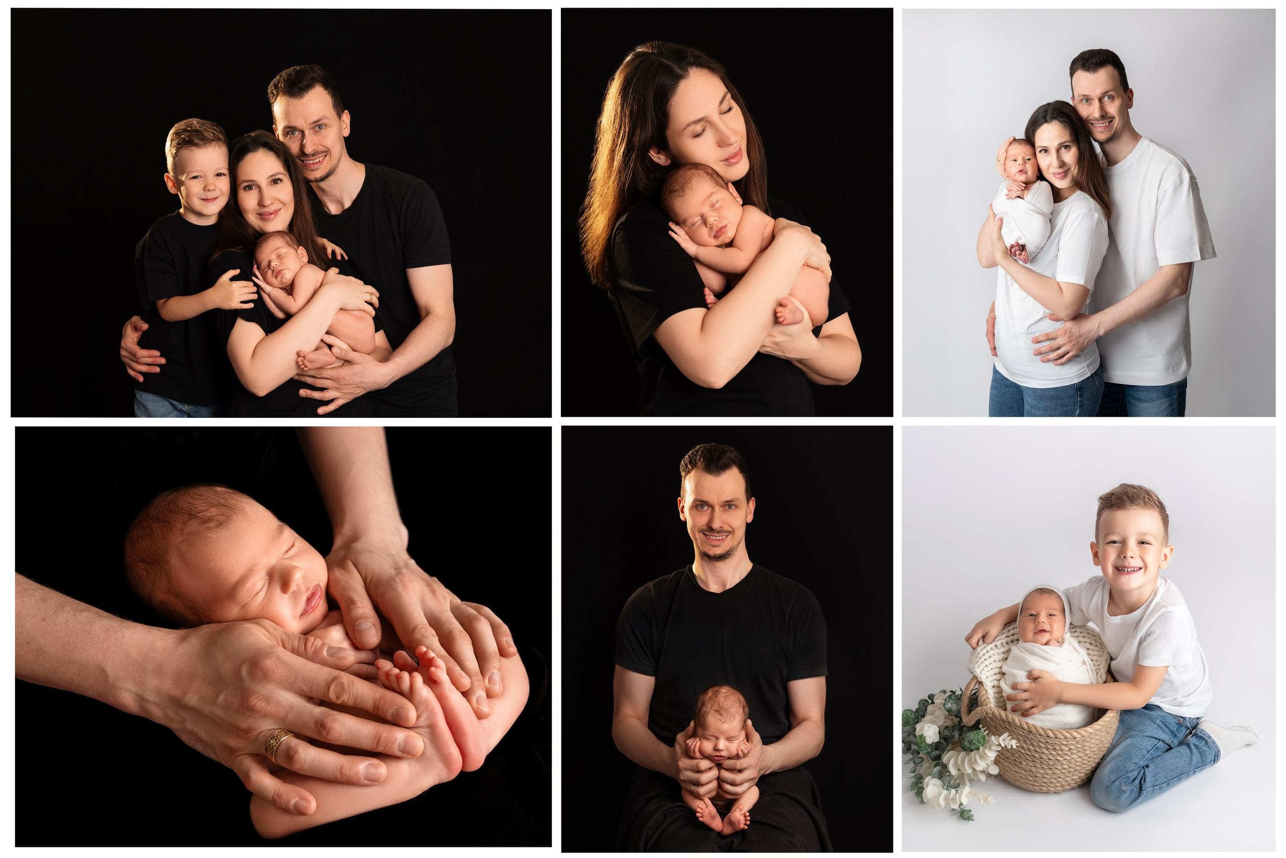 Семейная фотосессия с новорожденным ребенком в Норильске