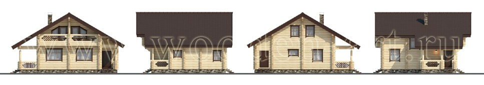 «Нахабино» 192 кв. м. Проекты деревянных домов