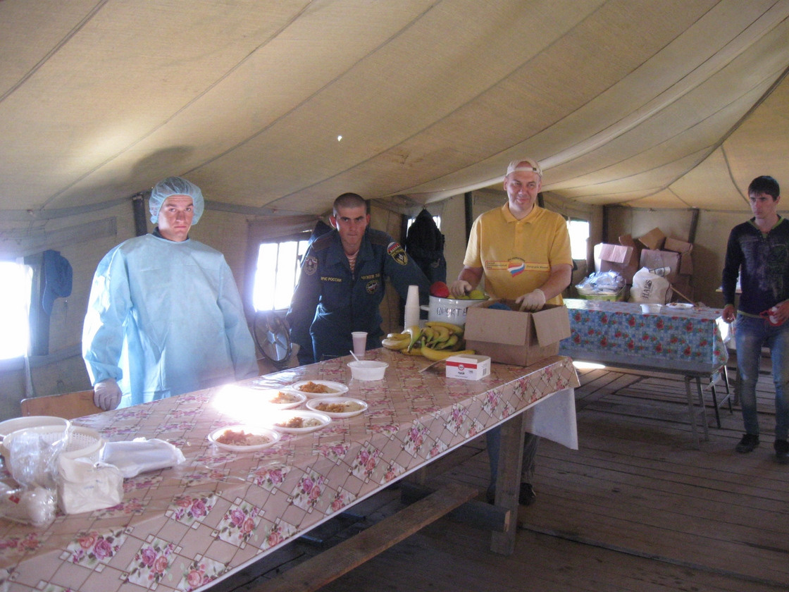 Лагерь временного пребывания для беженцев, КПП «Гуково». Пища для Жизни