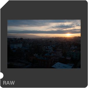 RAW sample