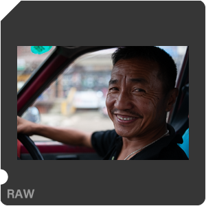 RAW sample