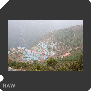 RAW sample