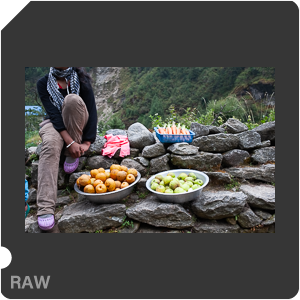 RAW sample