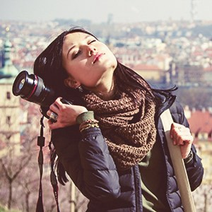 Участники клуба любителей фотографии