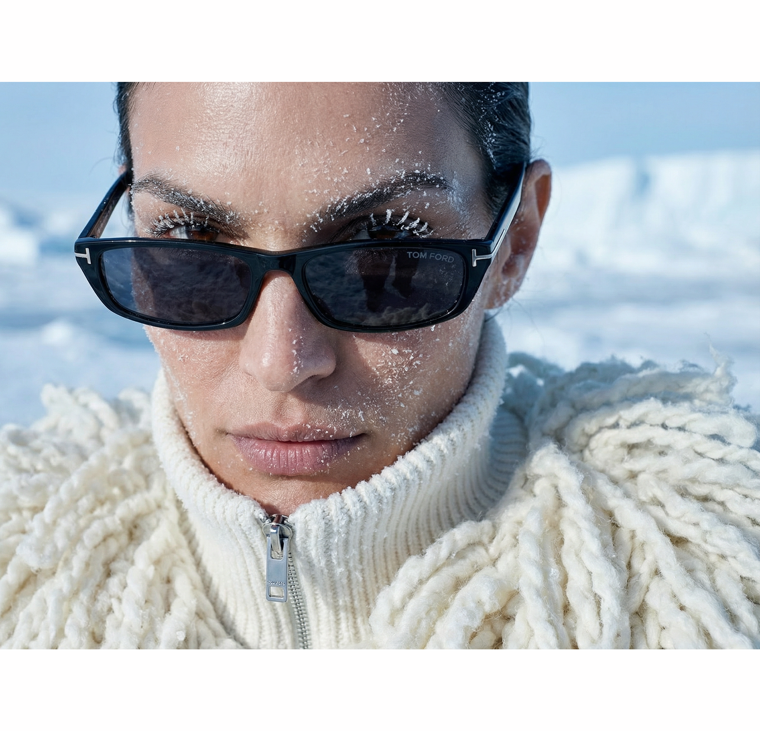 ICE SILENCE — AI Fashion Editorial. Bakunpost | AI-фото и нейрофотосессии для брендов