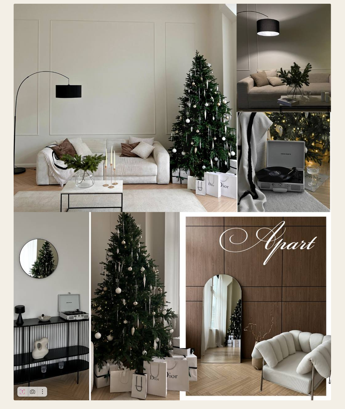 Стильные новогодние фотостудии Москвы 13POINT с европейским интерьером и новогодним декором как в Pinterest. Актуально на 2025–2026 год. Semerlina.ru