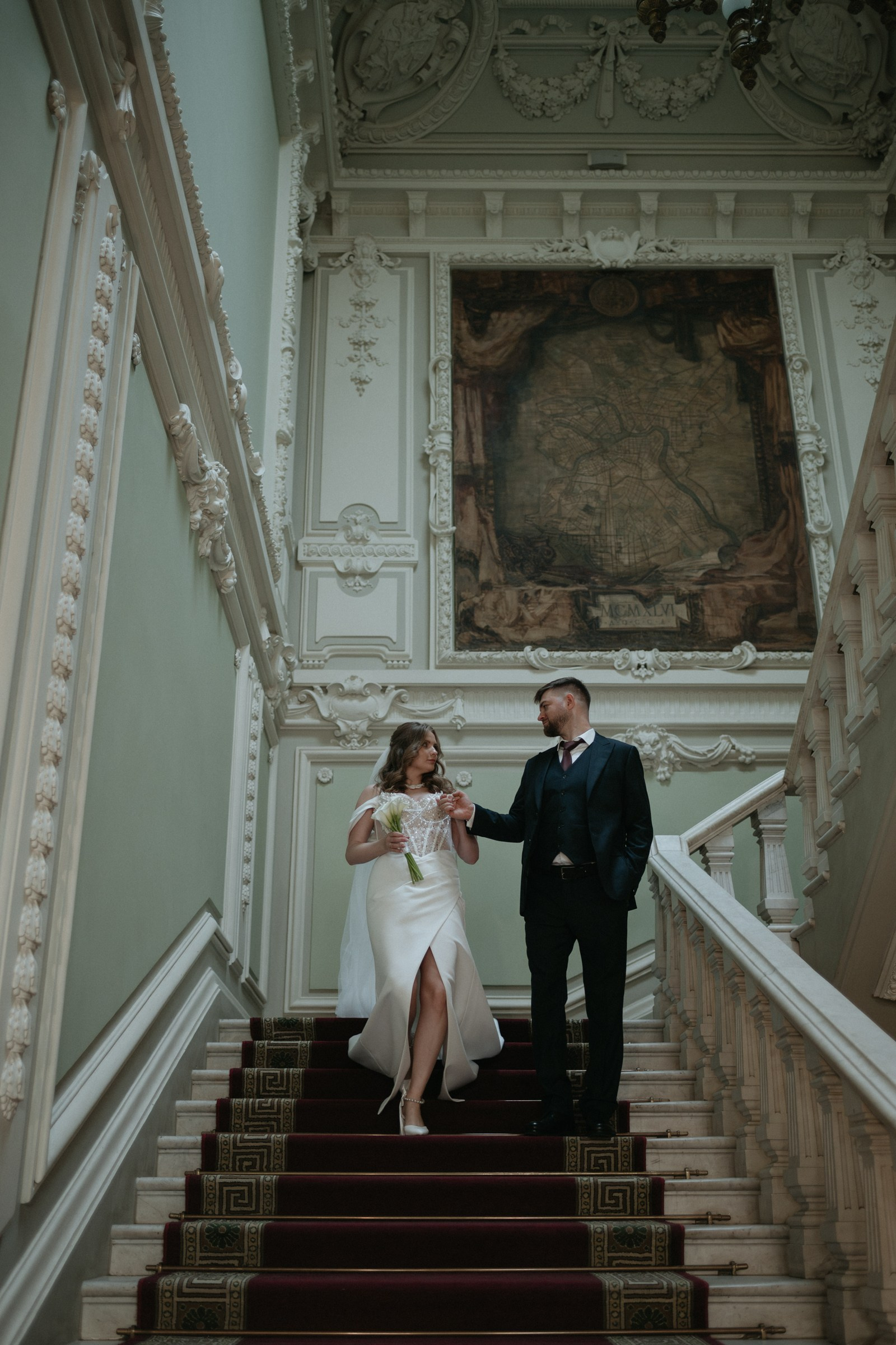 свадебная фотосессия в Доме Архитектора, свадебная фотосессия в особняке Половцева