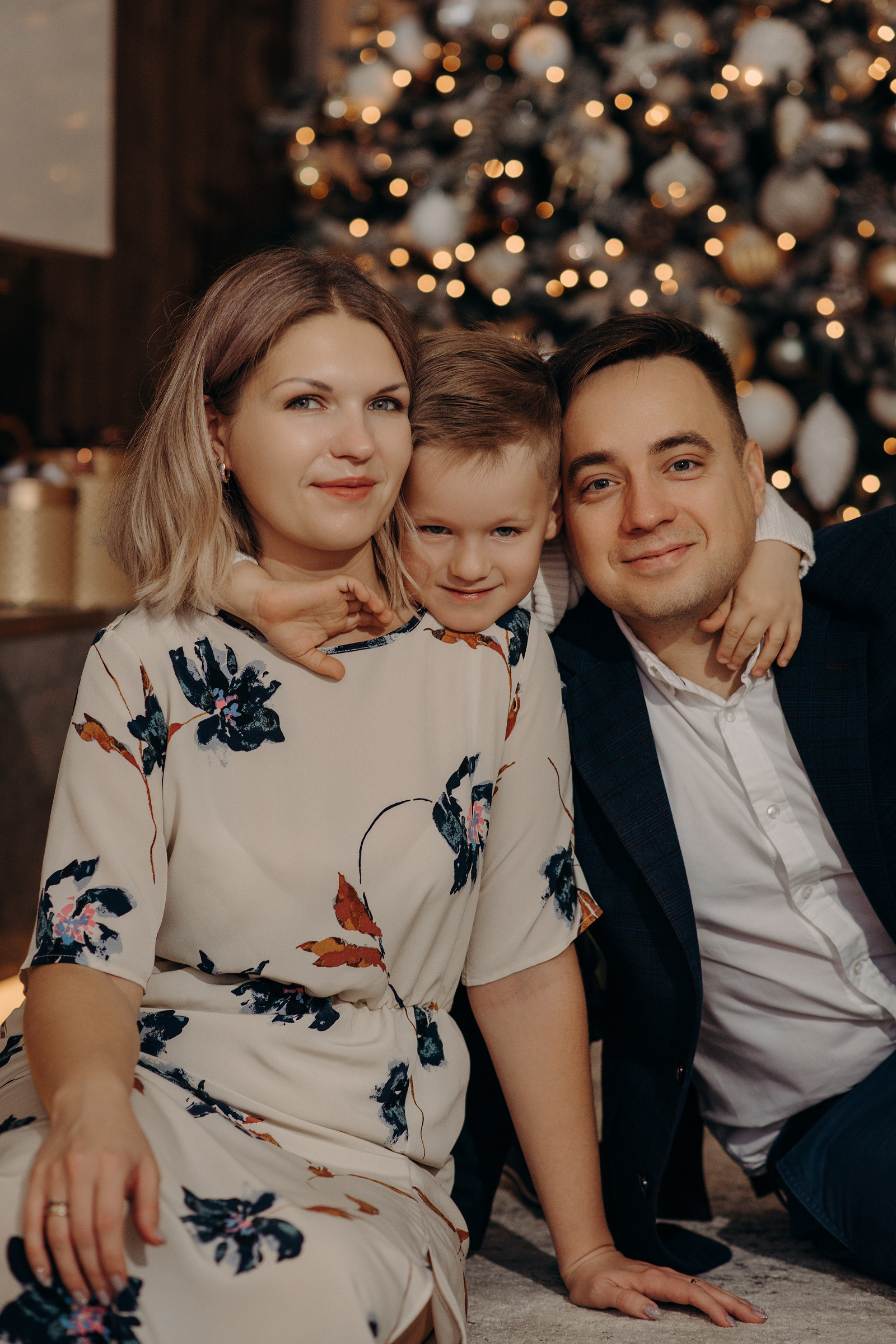 новогодняя фотосессия в студии в спб