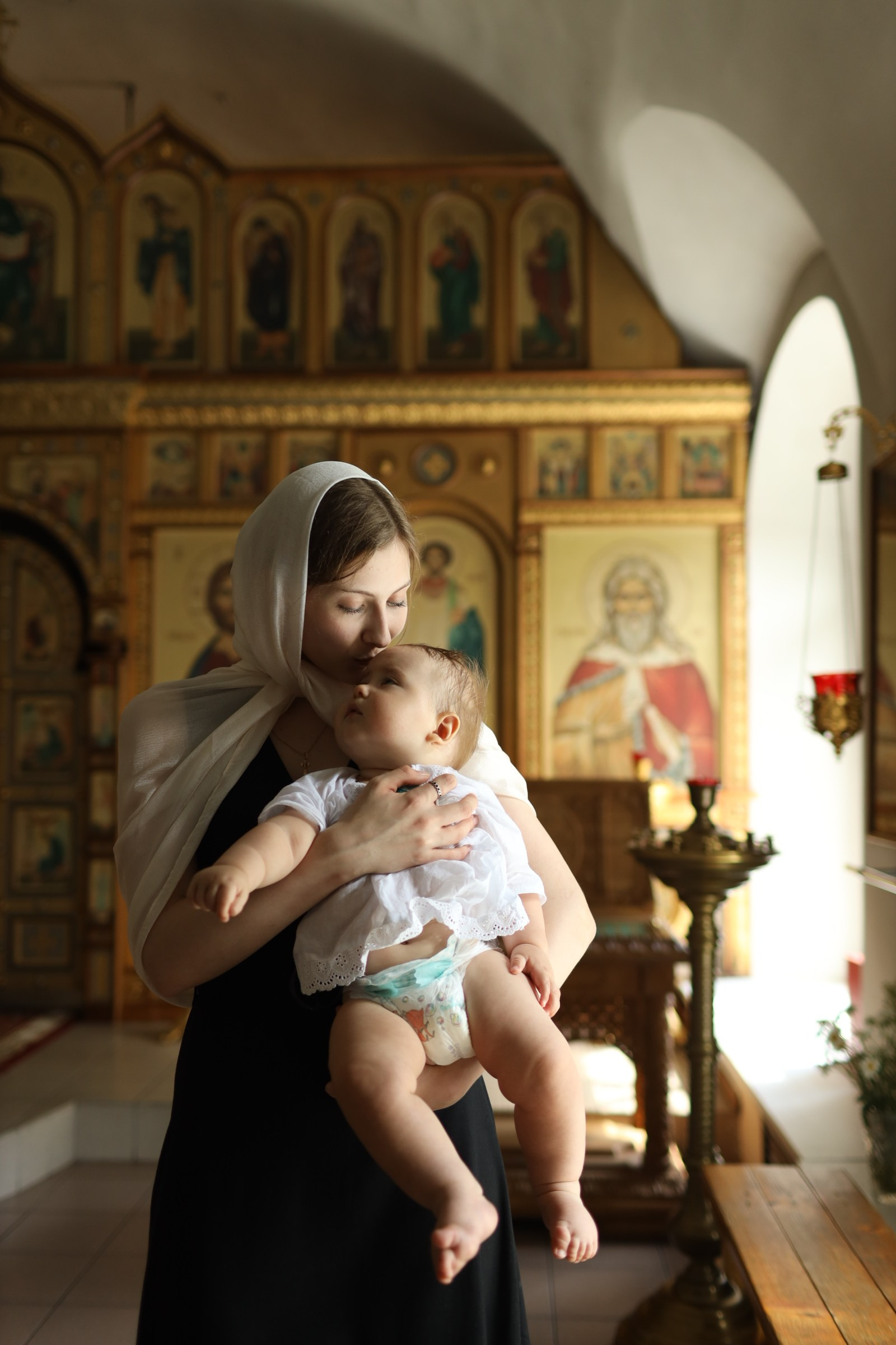 Таинство Крещения. Детский семейный фотограф Великие Луки Анна Никонова
