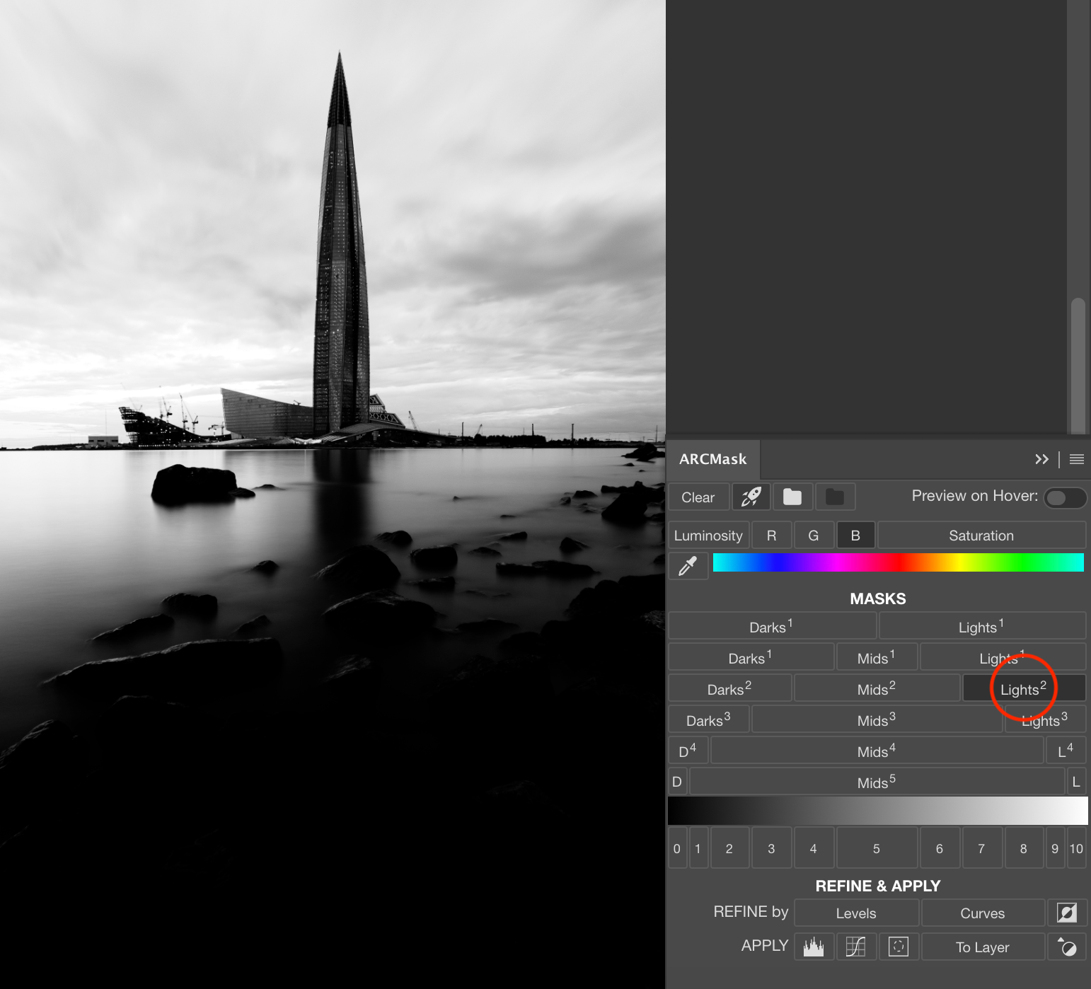Яркостные маски [4/6]. Световые маски. Фотограф Константин Шамин