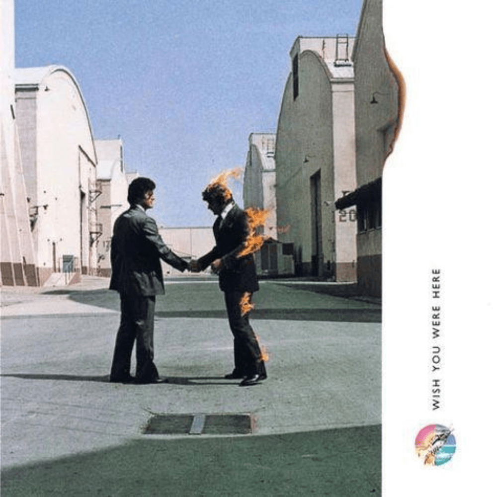Pink Floyd, обложка альбома «Wish You Were Here», 1975 год