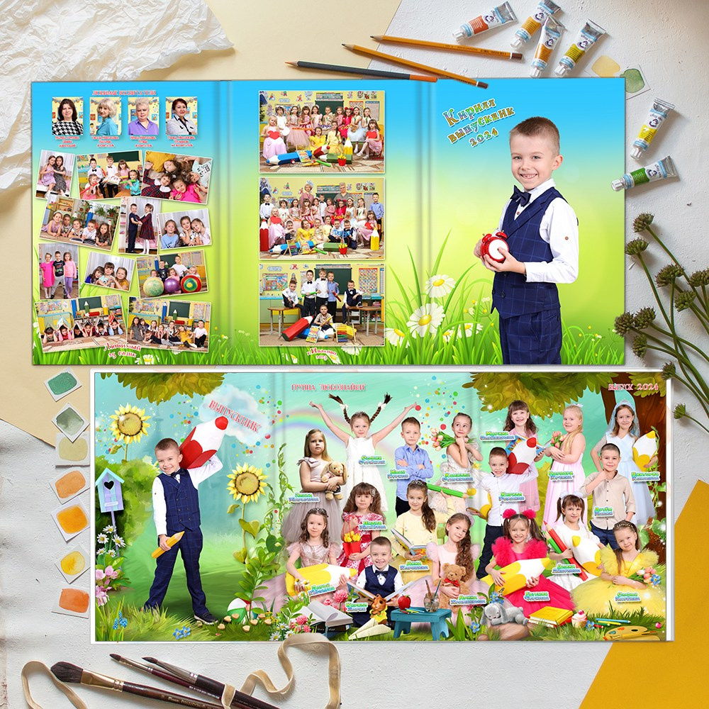 Выпускной альбом папка трио детский сад заказать Иваново Ярославле Костроме Владимире. Выпускные альбомы в Иваново в детский сад и школу. Александр и Светлана Янкины