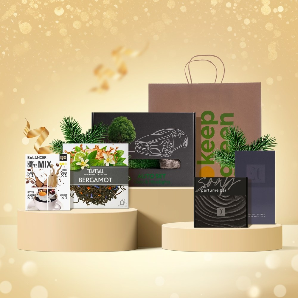 Новогодние подарочные наборы Гринвей в качестве подарка от 990 рублей