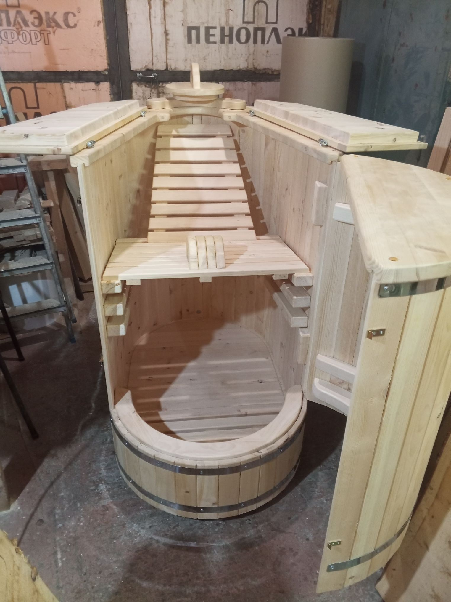 Купить фитобочку с парогенератором barrel-staem22