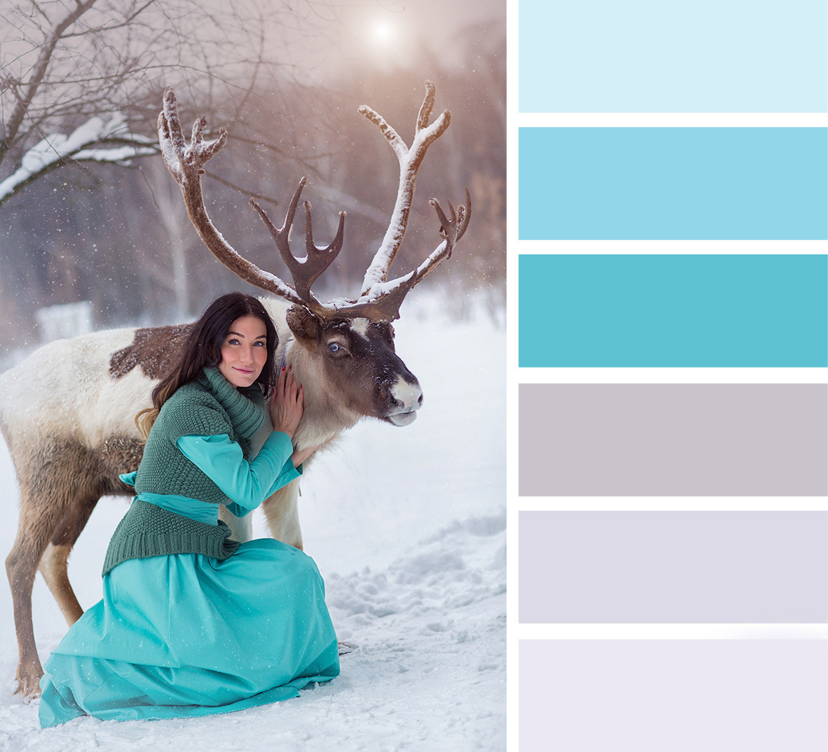 Фотосессии с оленями. Фотограф Лия Милк | Москва, Подмосковье