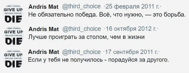 Twitter. ХРОНИКИ ХРОНОСА