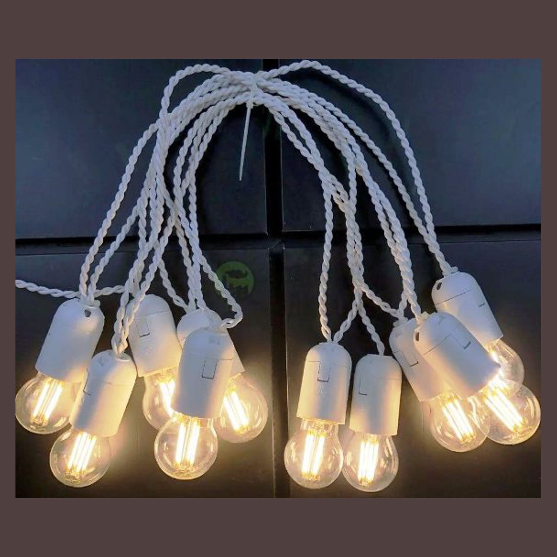 Ретро гирлянда. Ретро стиль, 20 ламп, теплые белые led, 9. Гирлянда светодиодная 28м 500l. 5 м, черный пвх, соединяемая, ip44. Ретро гирлянда.