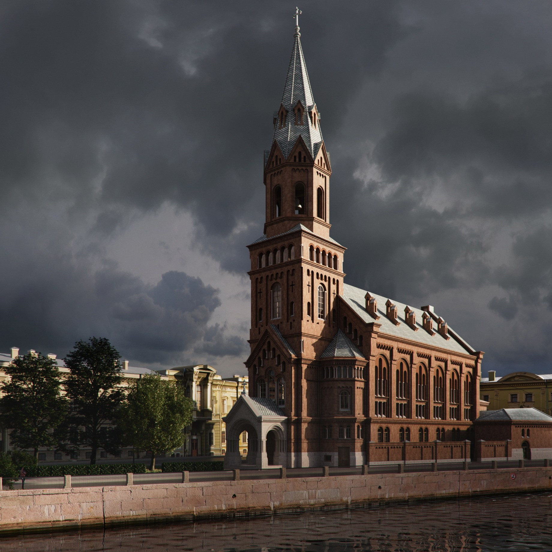 Architectural projects of Sergey Ratchin. Paintings by the artist Sergey Ratchin