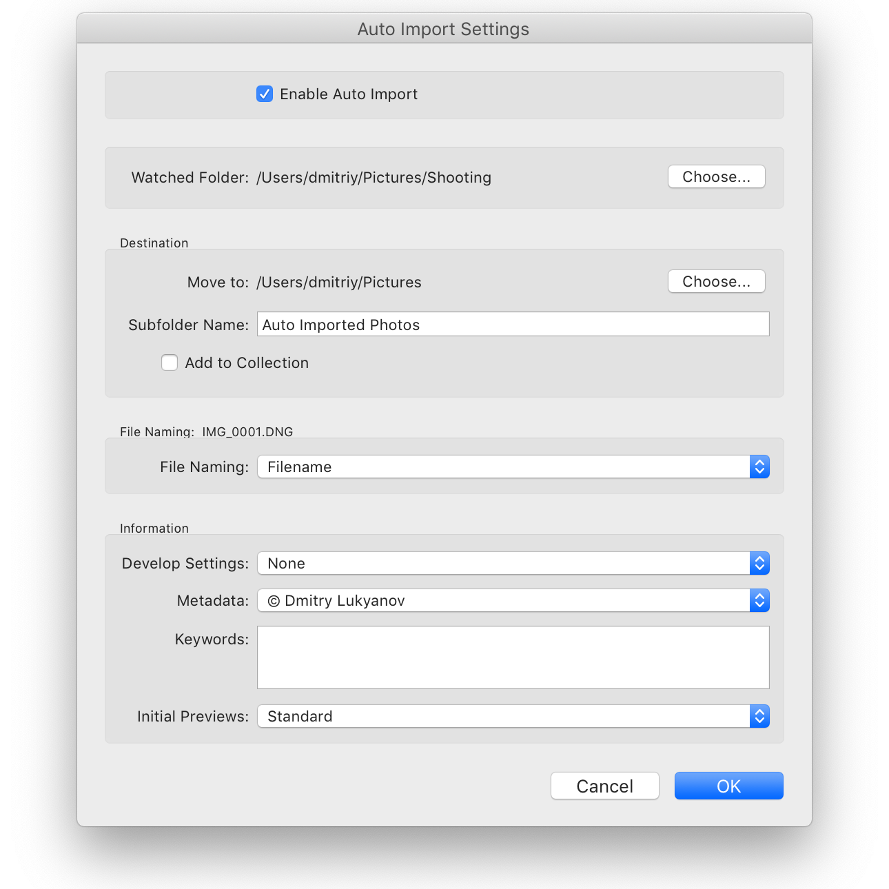 привязаная съемка, Fujifilm X-T2, lightroom