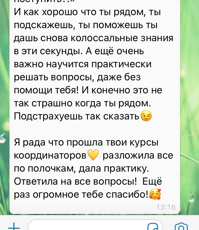 Курс «Основы организации и координации событий». Организатор Романова Любовь