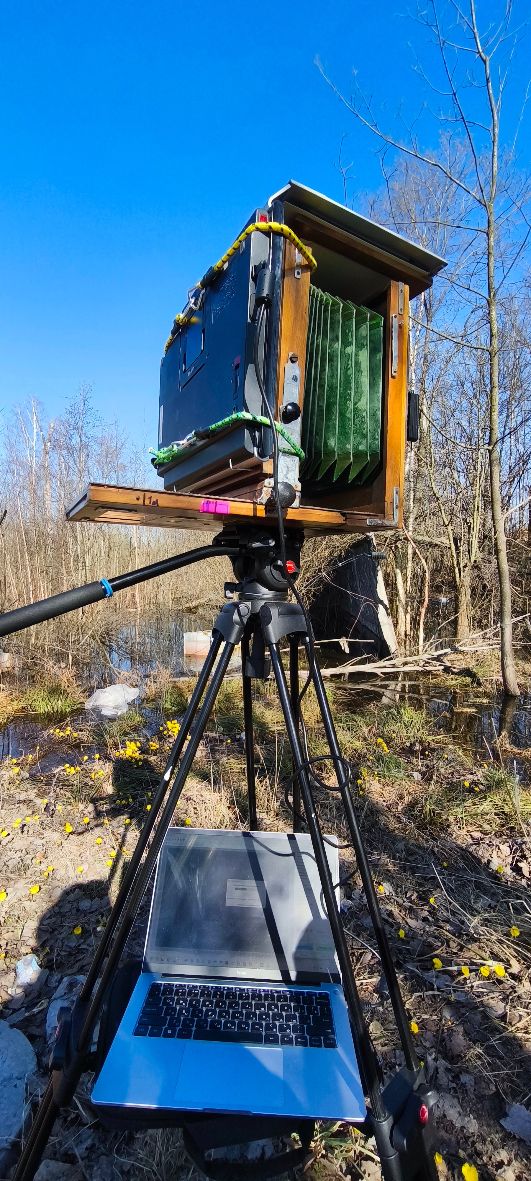 Весенняя Красногвардейская пастораль. Роман Ходырев — художник, фотограф, музыкант, эзотериолог. Санкт-Петербург, Рига