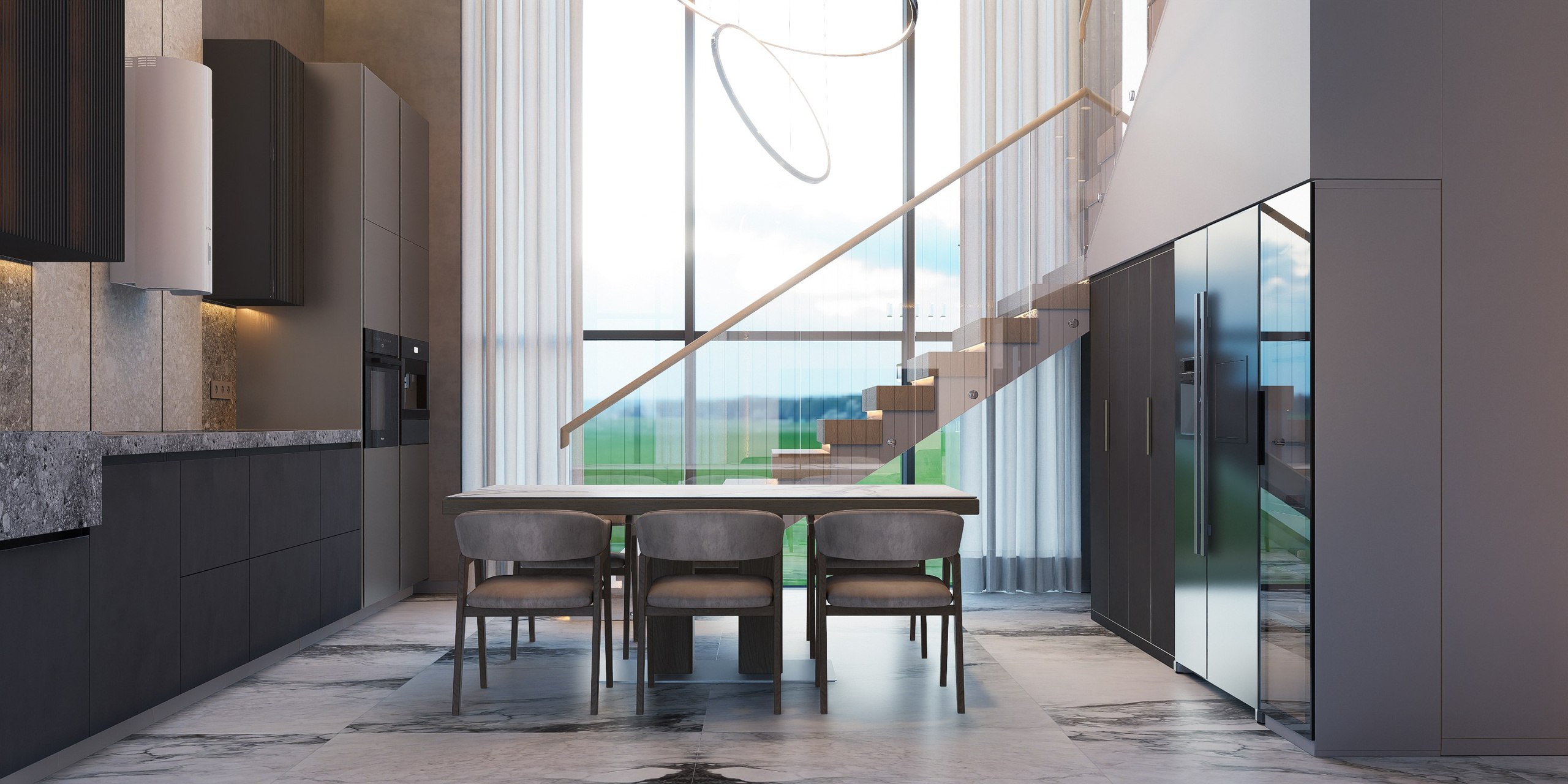 Загородный дом Иван (WEB). Архитектурно-дизайнерское бюро ROOMS