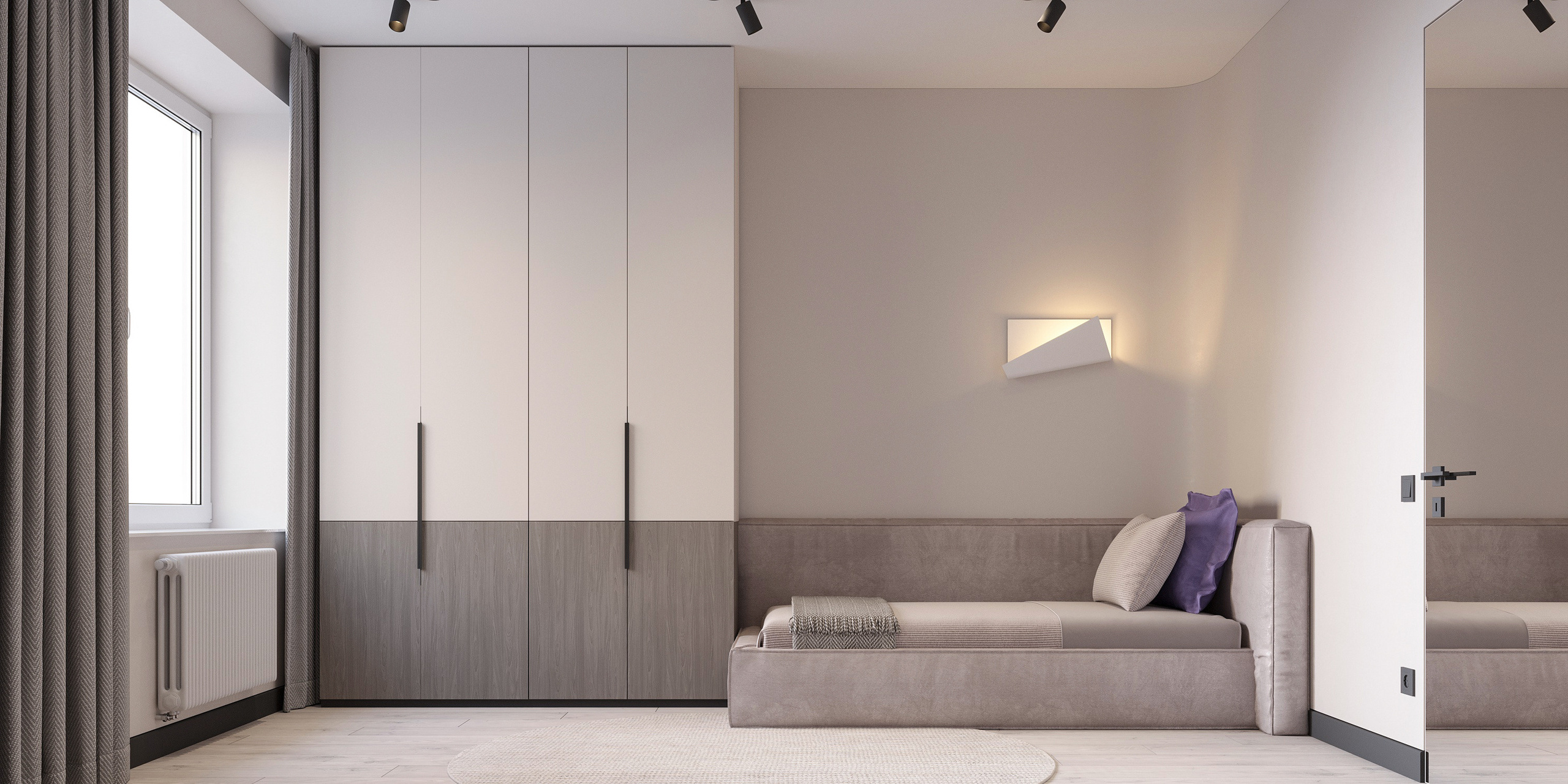 Квартира Дежнев Игорь. Архитектурно-дизайнерское бюро ROOMS