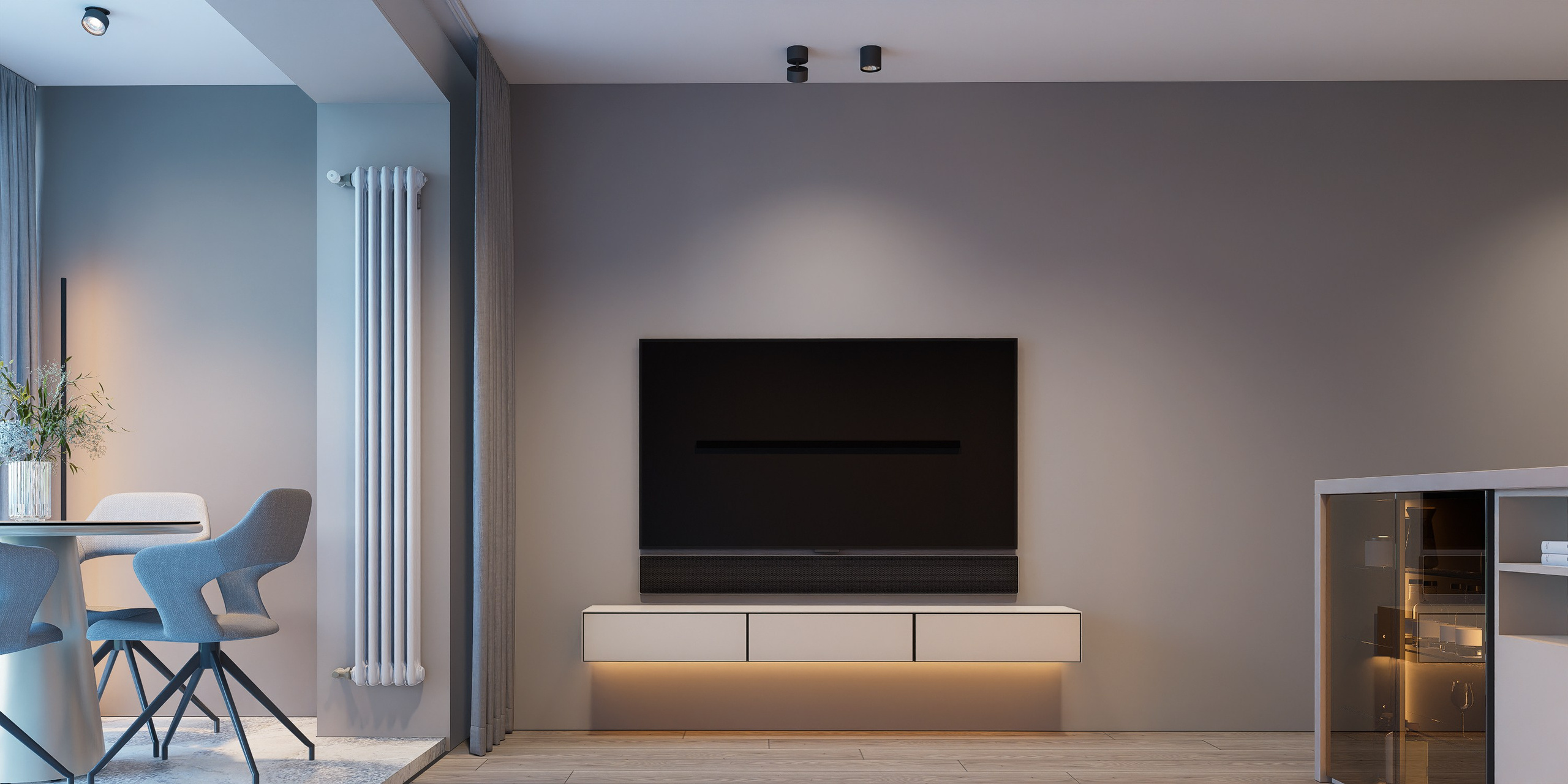 Квартира ЖК GREEN 113. Архитектурно-дизайнерское бюро ROOMS