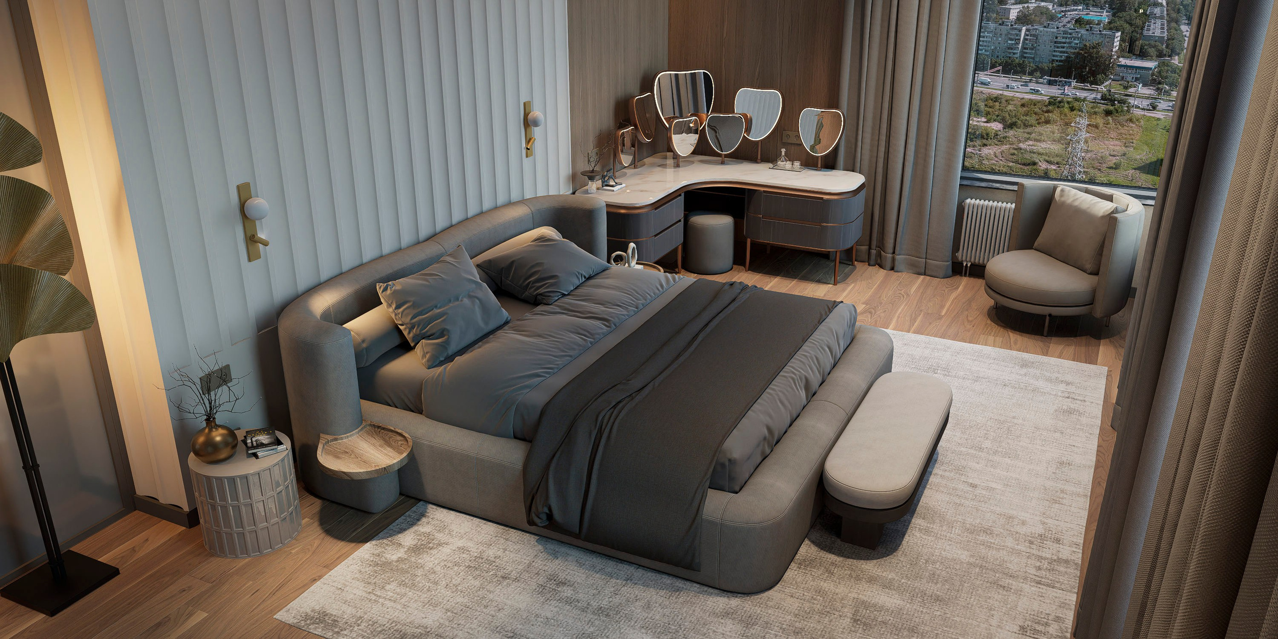 Квартира ЖК Полюса. Архитектурно-дизайнерское бюро ROOMS