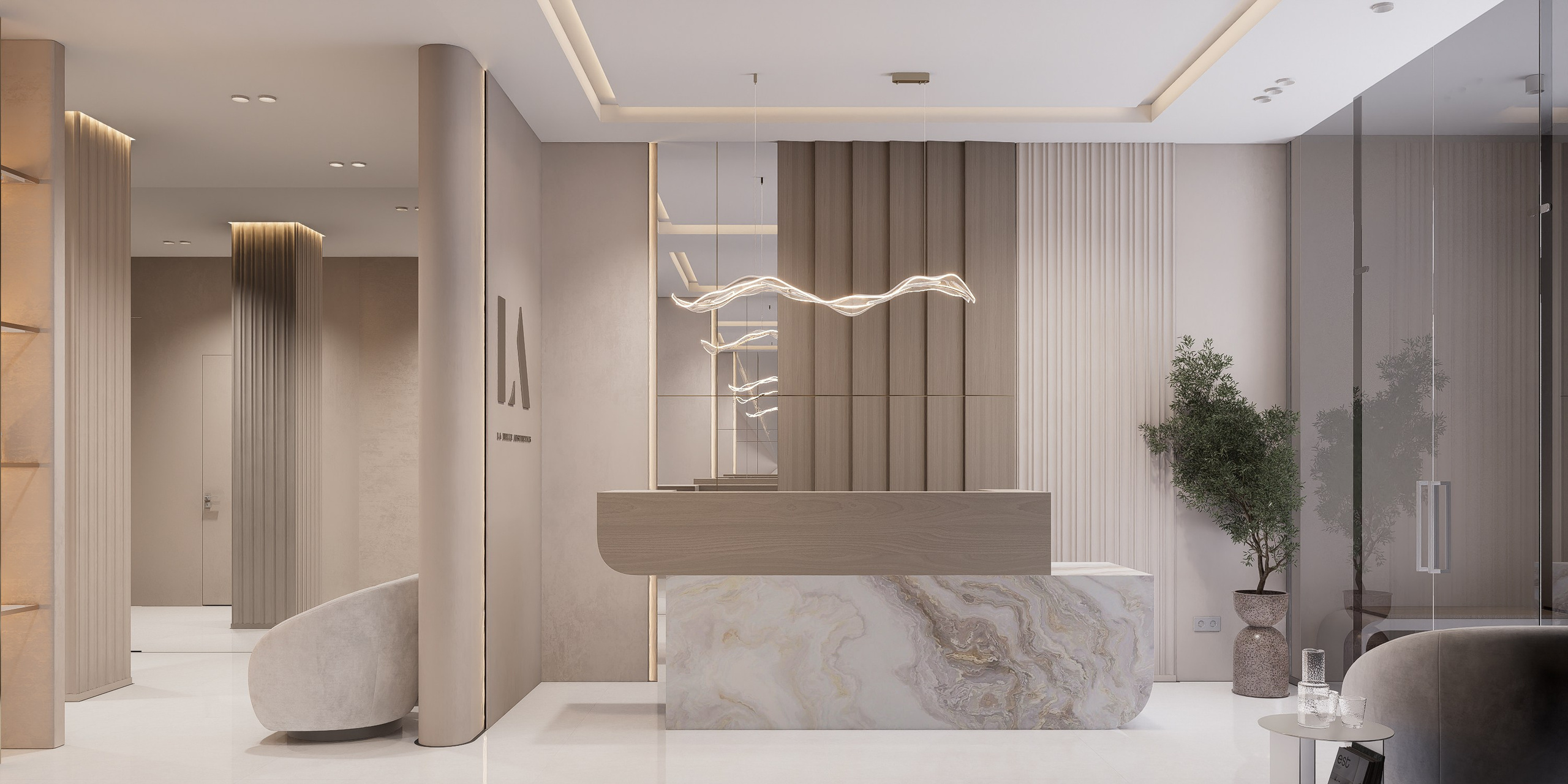 LA BELLE AESTHETICS WEB. Архитектурно-дизайнерское бюро ROOMS