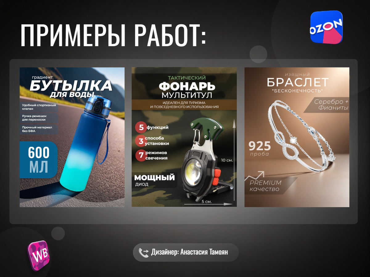 Инфографика для маркетплейсов. Фотограф Москва / Балашиха