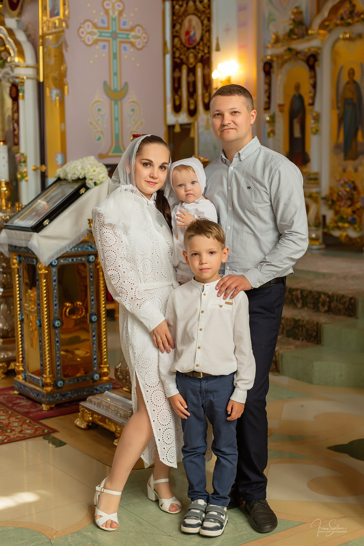 Крещение. Детский и семейный фотограф в Екатеринбурге